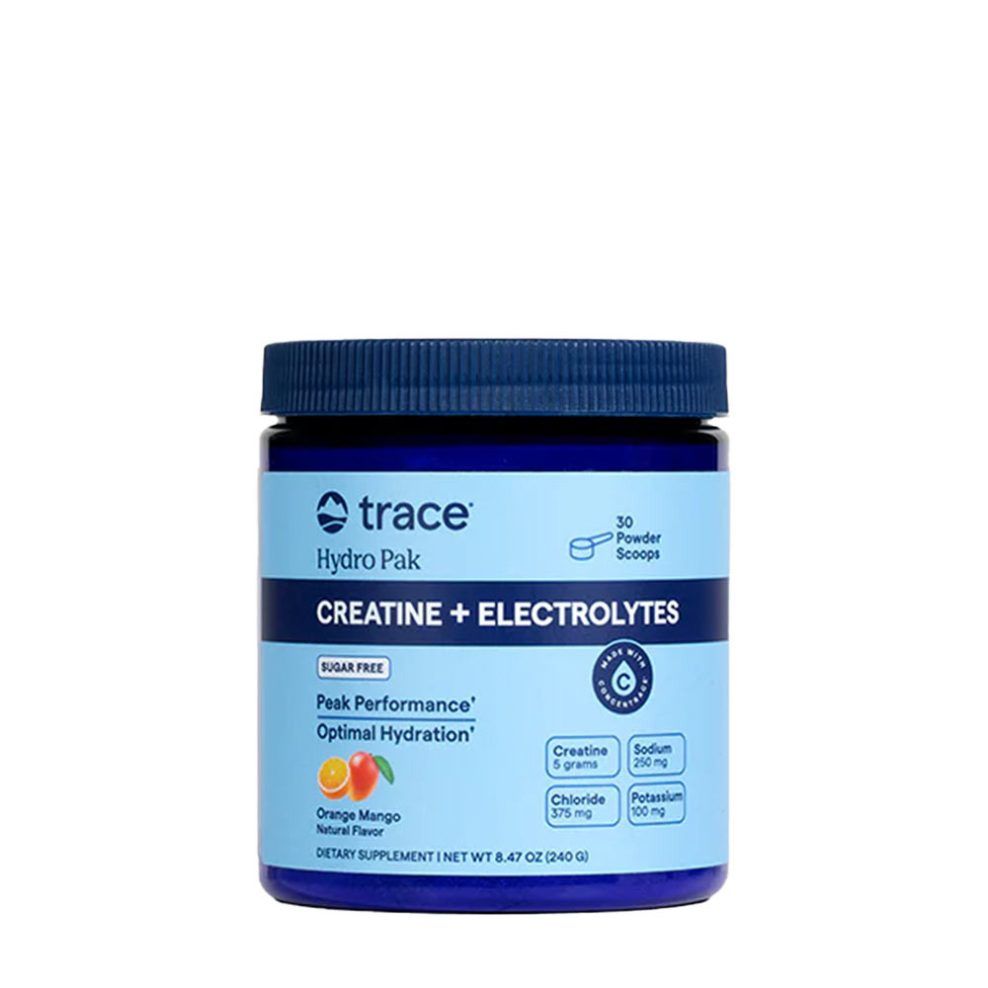 Kreatin elektrolitokkal, Trace Minerals Hydro Pak Creatine + Electrolytes, 240 g