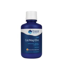 Kalcium-magnézium-cink folyadék, Trace Minerals Liquid Cal/Mag/Zinc, 473 ml, pina colada íz