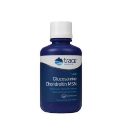 Glükozamin, kondroitin és MSM, Trace Minerals Liquid Glucosamine / Chondroitin / MSM, 473 ml, áfonya íz