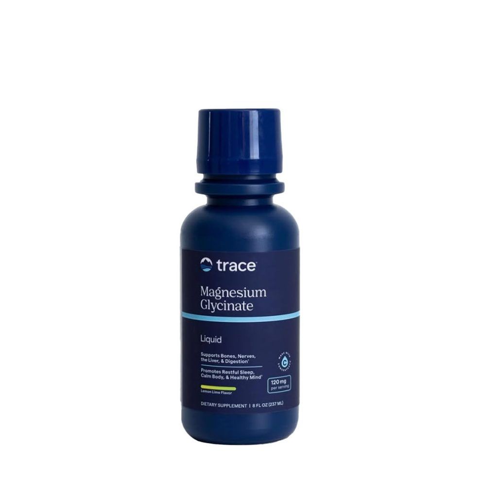 Folyékony magnézium-glicinát, Trace Minerals Liquid Magnesium Glycinate, 237 ml, citrom-lime íz