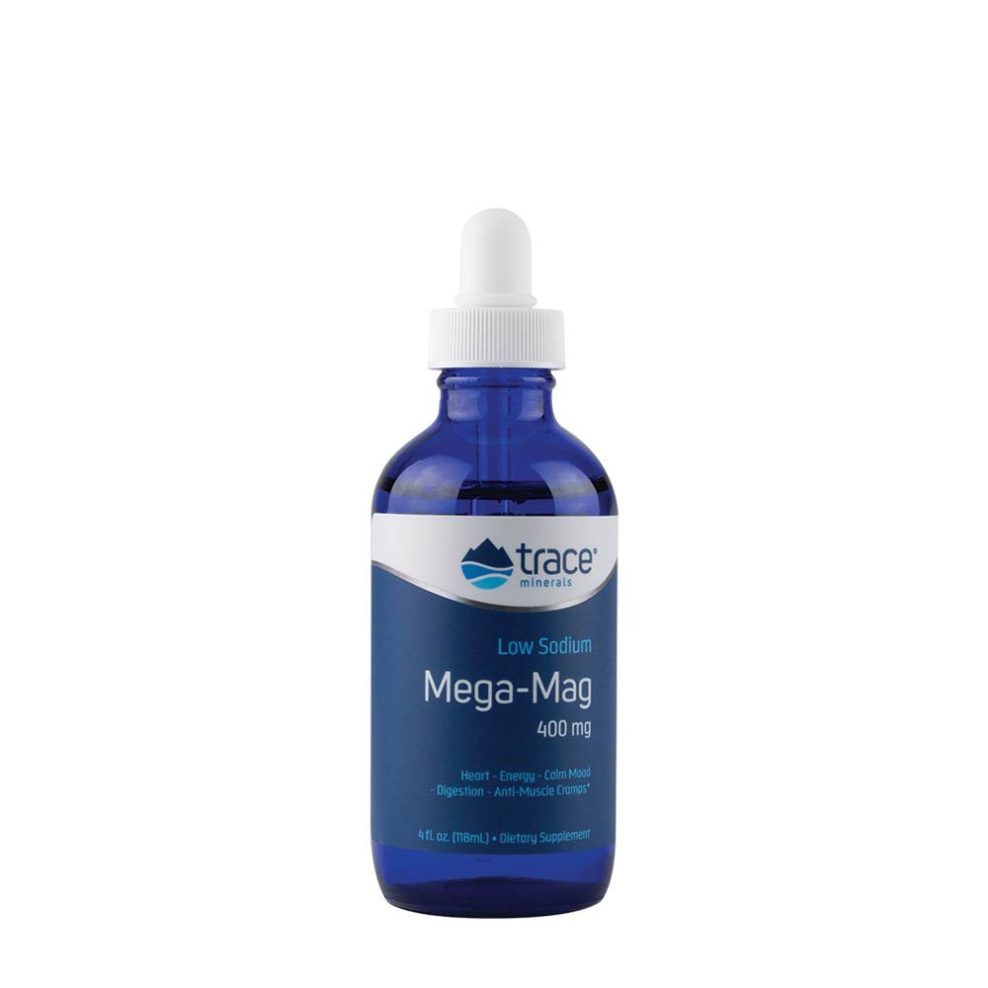 Folyékony magnézium 400 mg, Trace Minerals Liquid Mega-Mag 400 mg, 118 ml