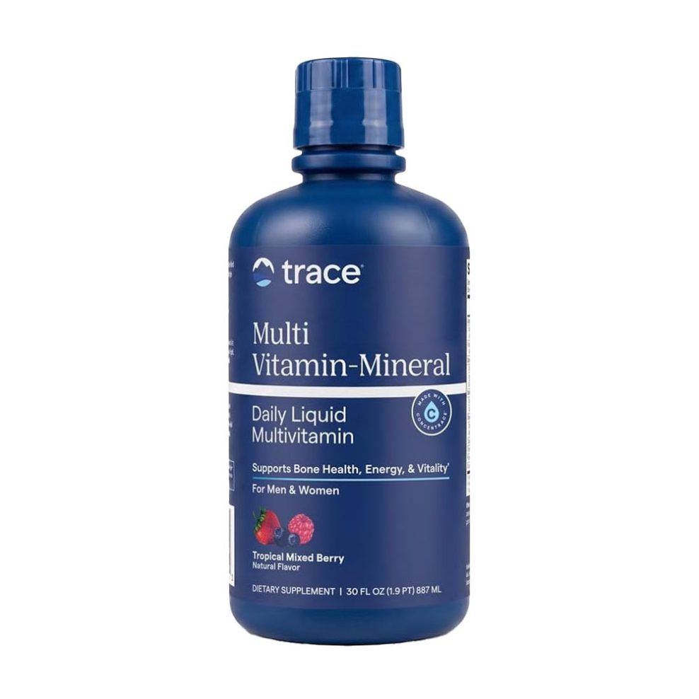 Folyékony vitamin- és ásványianyag-komplex, Trace Minerals Liquid Vitamin-Mineral, 887 ml