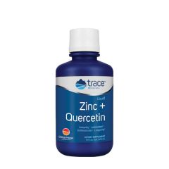 Folyékony cink kvercetinnel, Trace Minerals Liquid Zinc + Quercetin, 473 ml