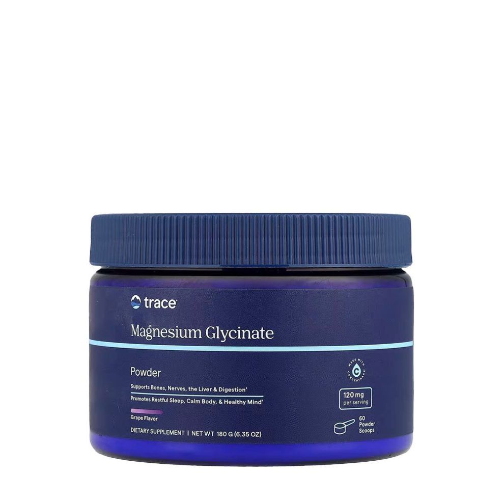 Magnézium-glicinát, Trace Minerals Magnesium Glycinate, 180 g