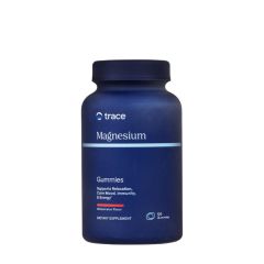 Magnéziumgumicukor, Trace Minerals Magnesium Gummies, 120 gumicukor, görögdinnye íz
