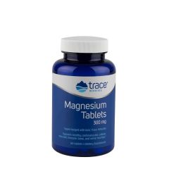 Magnézium 300 mg, Trace Minerals Magnesium Tablets 300 mg, 60 tabletta