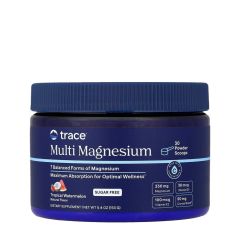 Többféle magnézium por, Trace Minerals Multi Magnesium Powder, 153 g, trópusi görögdinnye íz