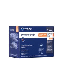 Narancs ízű vitamin- és ásványianyag-italpor, Trace Minerals Power Pak Orange Blast, 30 tasak