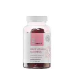 Hajvitamin gumicukor, USA medical HAIR VITAMIN GUMMIES, 60 gumicukor, málna íz