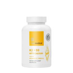 K2- és D3-vitamin kalciummal és C-vitaminnal, USA medical K2+D3 Capsule with Calcium and Vitamin C, 60 kapszula