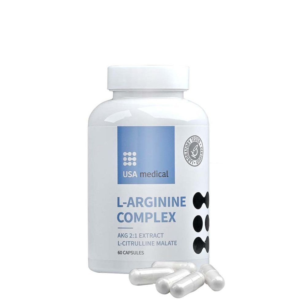 L-arginin komplex, USA medical L-Arginine Complex, 60 kapszula