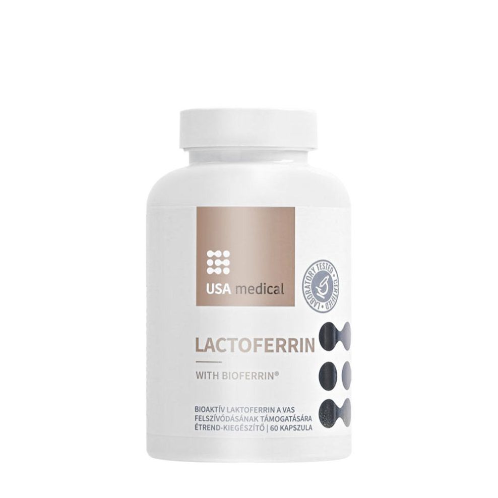 Laktoferrin, USA medical Lactoferrin BioFerrin®, 60 kapszula