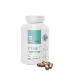 Gyógynövény- és vitaminkomplex, USA medical Stress Control, 60 kapszula