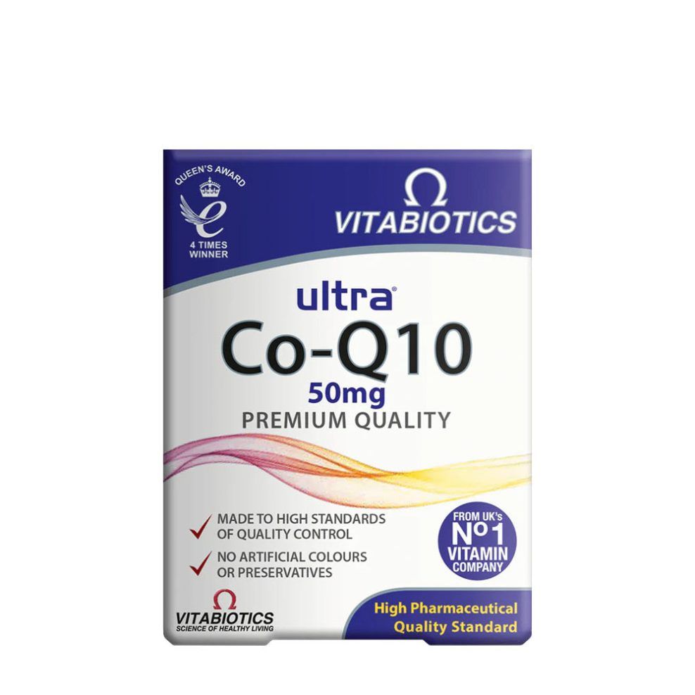 Q10 koenzim 50 mg, Vitabiotics Ultra Co-Q10 50 mg, 60 tabletta