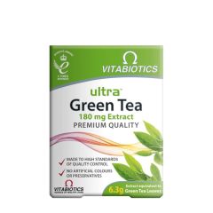 Zöldtea-kivonat, Vitabiotics Ultra Green Tea, 30 tabletta