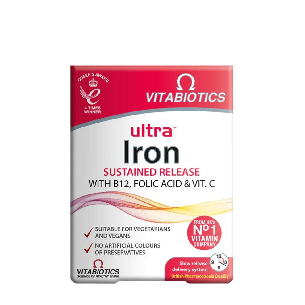 Vas, Vitabiotics Ultra Iron, 30 tabletta