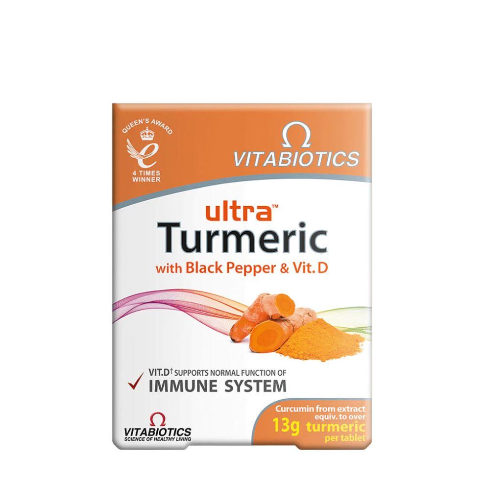 Kurkuma-kivonat, Vitabiotics Ultra Turmenic, 60 kapszula