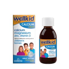 Gyermek kalcium folyadék, Vitabiotics Wellkid Calcium Liquid, 150 ml