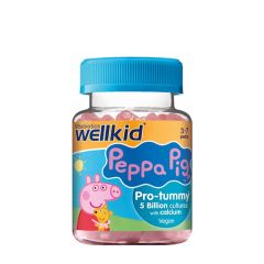 Gyermek probiotikum, Vitabiotics Wellkid Peppa Pig Pro-tummy, 30 gumicukor