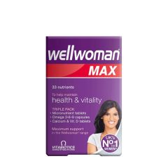 Női multivitamin, Vitabiotics Wellwoman Max, 84 kapszula