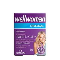 Női multivitamin, Vitabiotics Wellwoman Original - Multivitamin For Women, 30 kapszula