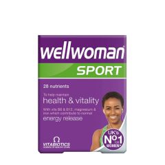 Női multivitamin sportolóknak, Vitabiotics Wellwoman Sport, 30 tabletta