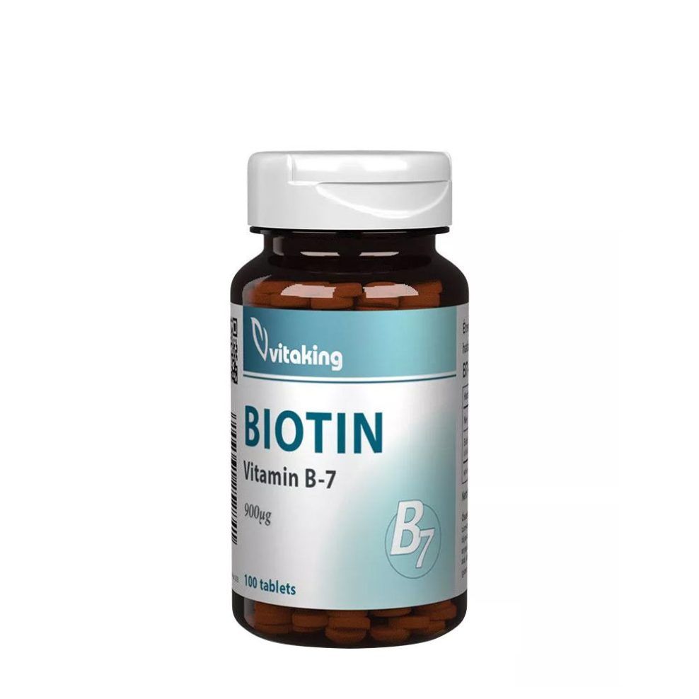 B7-vitamin 900 mcg, Vitaking B7 Biotin 900 mcg, 100 tabletta