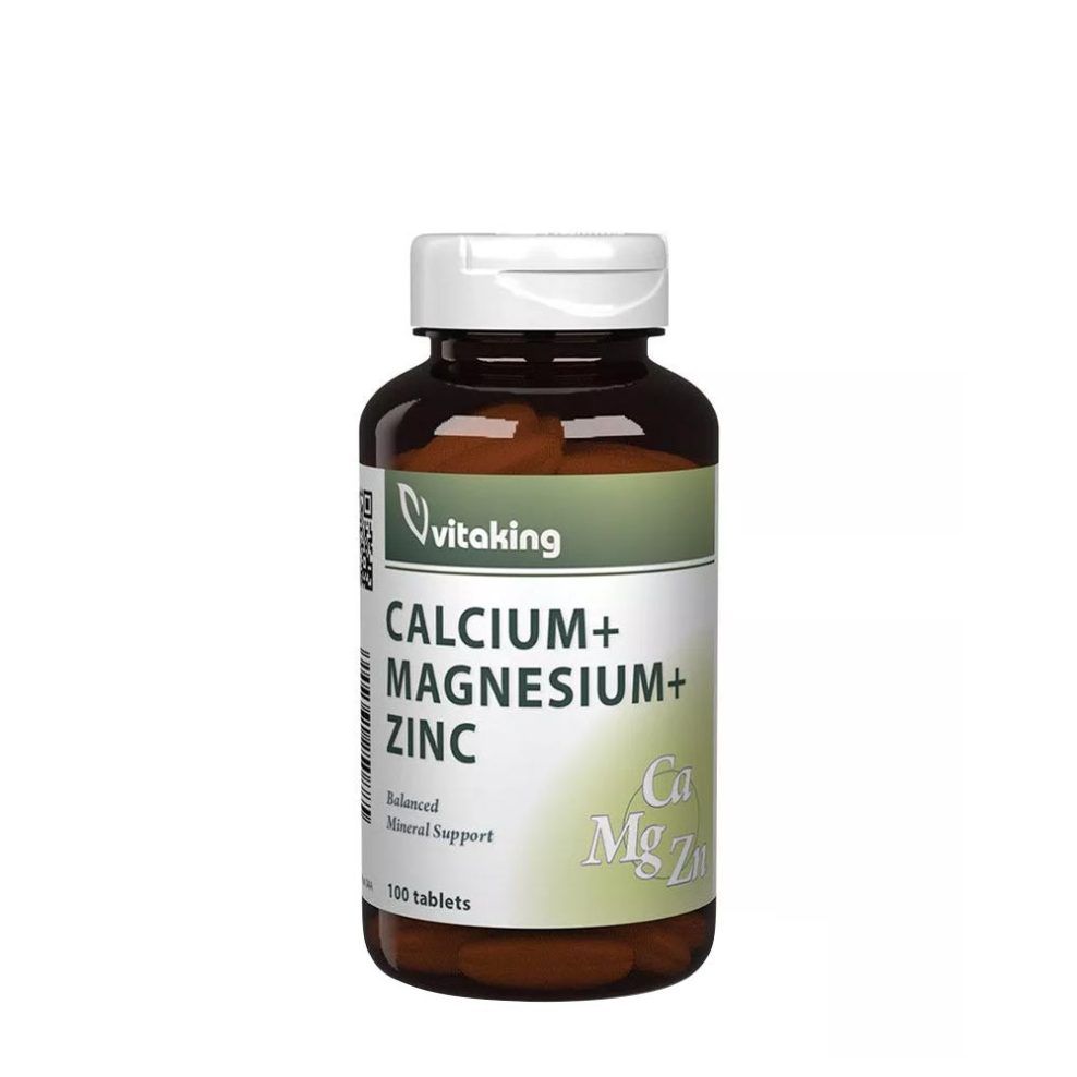 Kalcium-magnézium-cink, Vitaking CalMag-Zinc (Calcium +Magnesium +Zinc), 100 tabletta