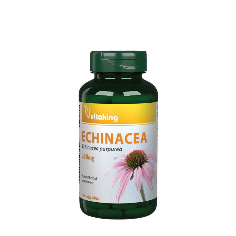 Bíbor kasvirág 250 mg, Vitaking Echinacea Purpurea 250 mg, 90 kapszula
