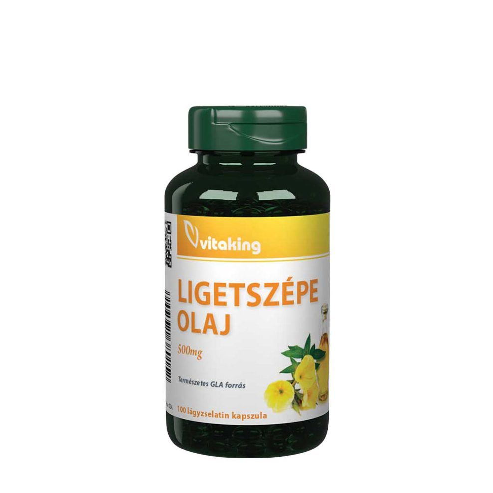 Ligetszépeolaj 500 mg, Vitaking Evening Primrose Oil 500 mg, 100 lágykapszula