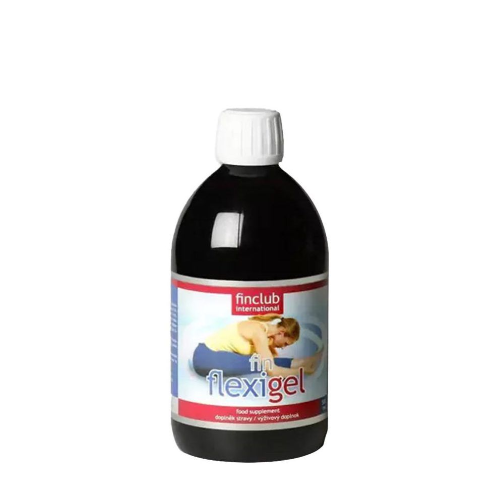 Kollagénes gél, Vitaking Fin FlexiGel - Collagen, 500 ml, feketeribizli íz