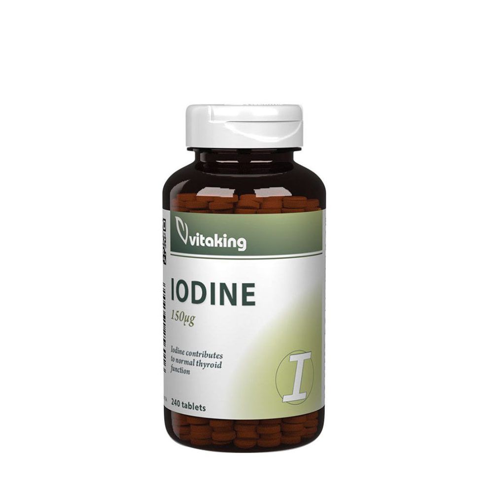 Jód, Vitaking Iodine, 240 tabletta