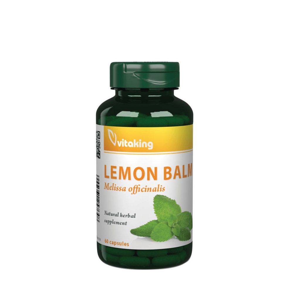 Citromfű 500 mg, Vitaking Lemon Balm 500 mg, 60 kapszula