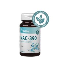 N-acetil-L-cisztein 390 mg, Vitaking NAC-390 (N-acetyl-L-cysteine) 390 mg, 60 kapszula