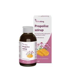 Alkoholmentes propoliszszirup méhpempővel, Vitaking Non-alcoholic Propolis Syrup with Royal Jelly, 100 ml