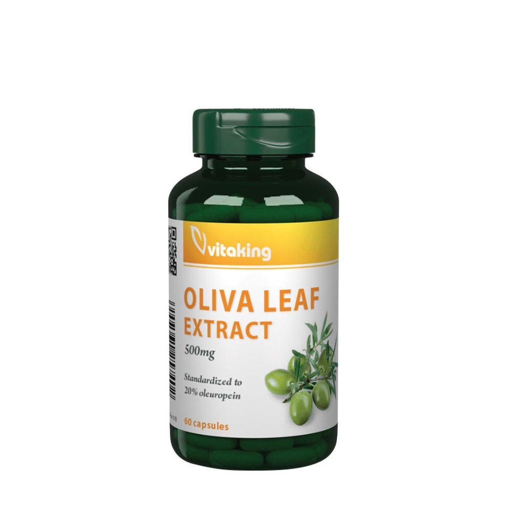 Olívalevél-kivonat 500 mg, Vitaking Olive leaf Extract 500 mg, 60 kapszula