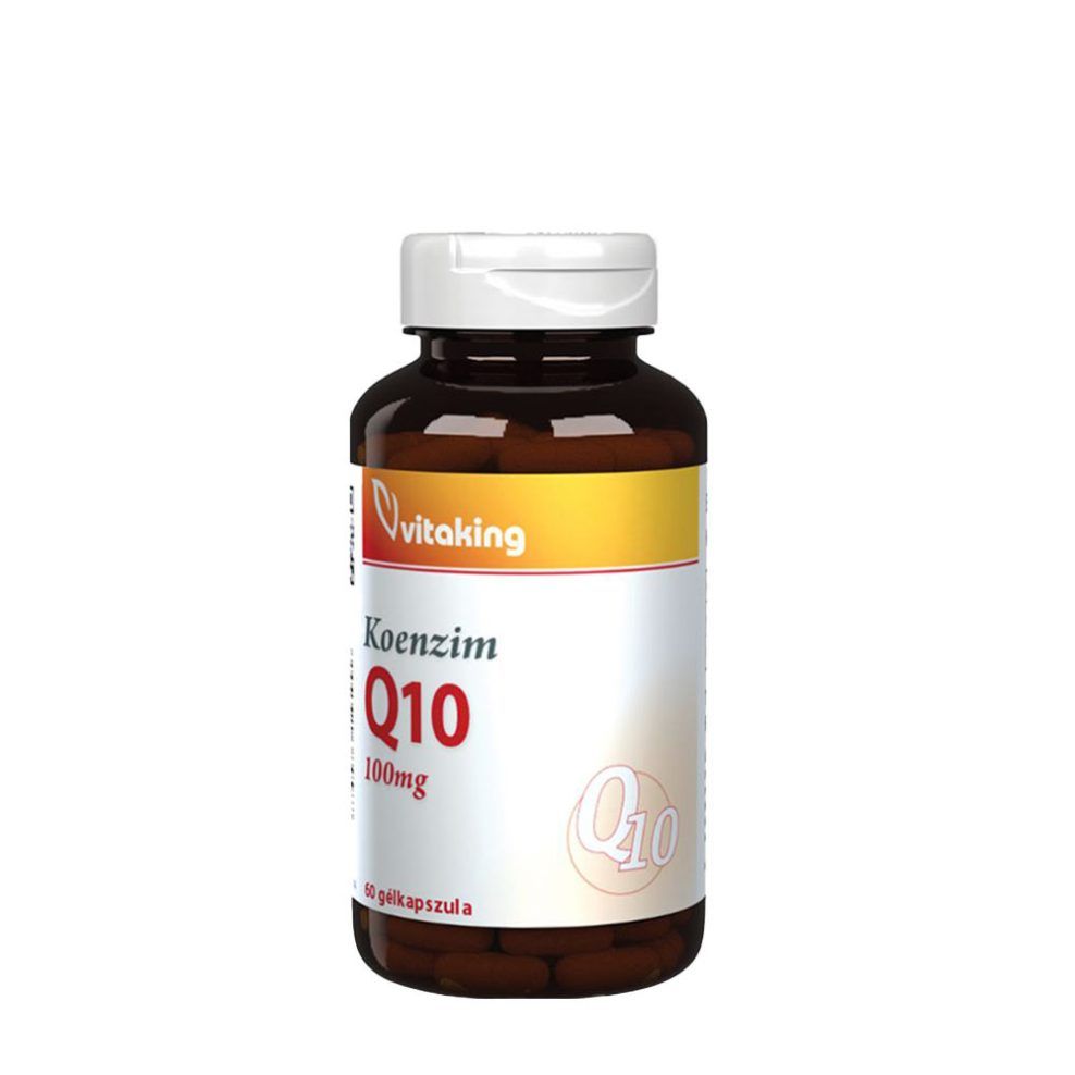 Q10 koenzim 100 mg, Vitaking Q-10 Coenzyme 100 mg, 60 lágykapszula