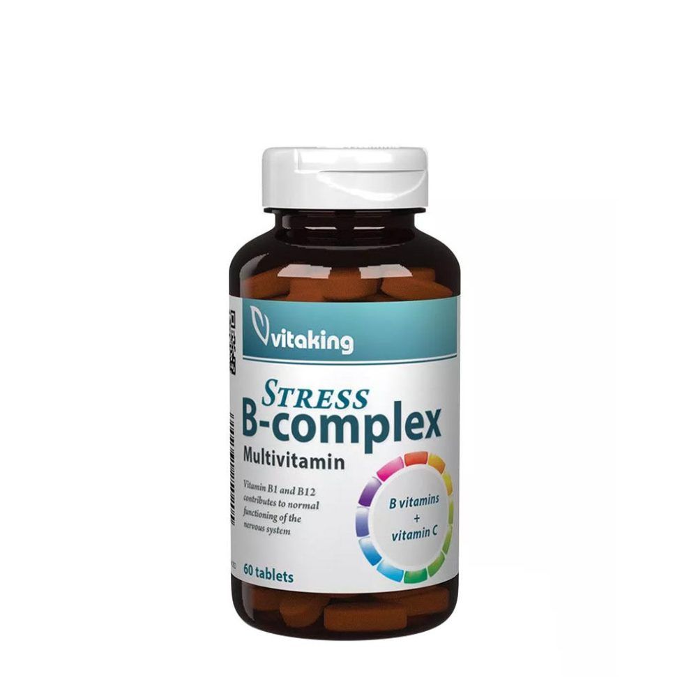 B-komplex multivitamin, Vitaking Stress B-Complex Multivitamin, 60 tabletta
