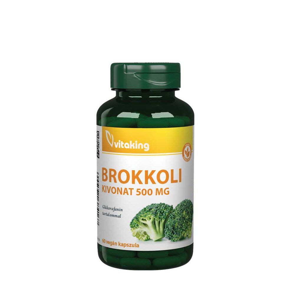 Brokkolicsíra-kivonat 500 µg, Vitaking Sulforaphane From Broccoli 500 mcg, 60 kapszula