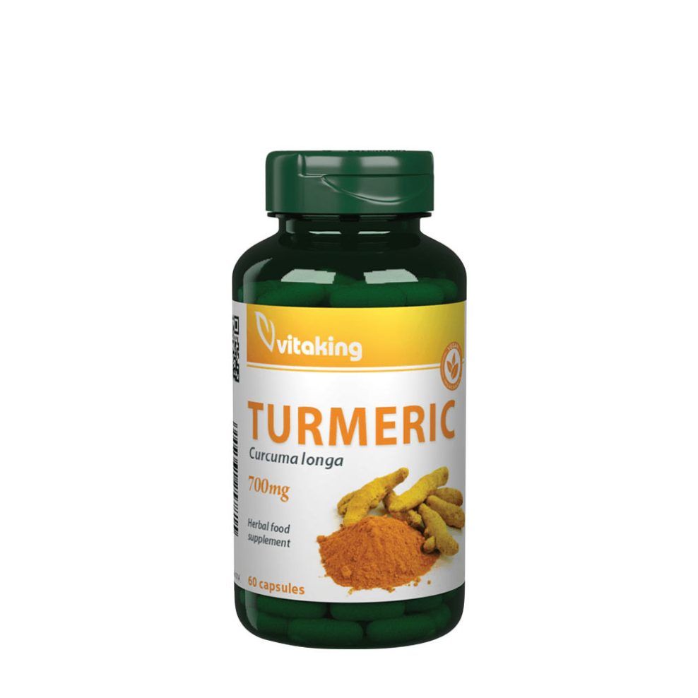 Kurkuma 700 mg, Vitaking Turmeric 700 mg, 60 kapszula