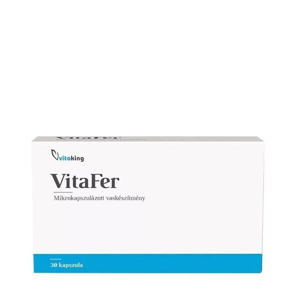 Vaskészítmény, Vitaking Vitafer, 30 kapszula