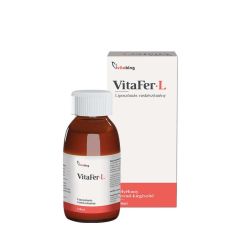 Vas szirup, Vitaking VitaFer-L Iron Syrup, 120 ml, ananász íz