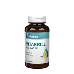 Krillolaj 500 mg, Vitaking Vitakrill oil 500 mg, 90 lágykapszula