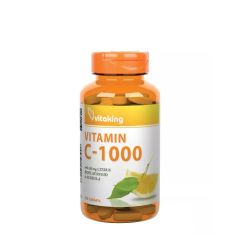 C-vitamin 1000 mg citrus bioflavonoidokkal és acerola kivonattal, Vitaking Vitamin C 1000 mg with 50 mg Citrus Bioflavonoids and Acerola, 90 tabletta
