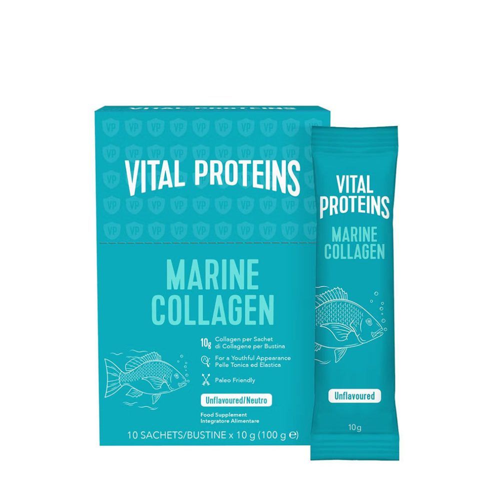 Tengeri kollagén, Vital Proteins Marine Collagen, 10 x 10 g, ízesítetlen íz