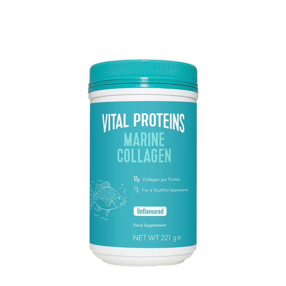 Tengeri kollagén, Vital Proteins Marine Collagen, 221 g, ízesítetlen íz