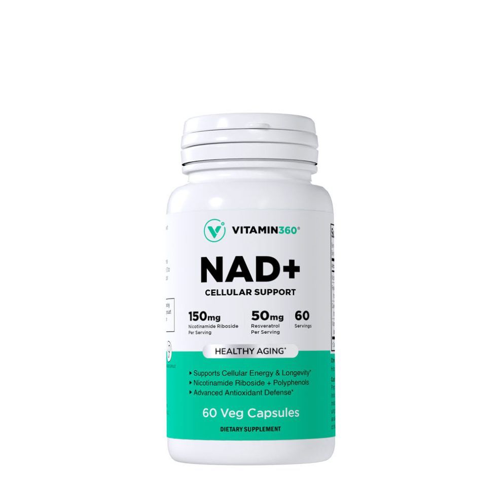 NAD+, Vitamin360 NAD+, 60 kapszula