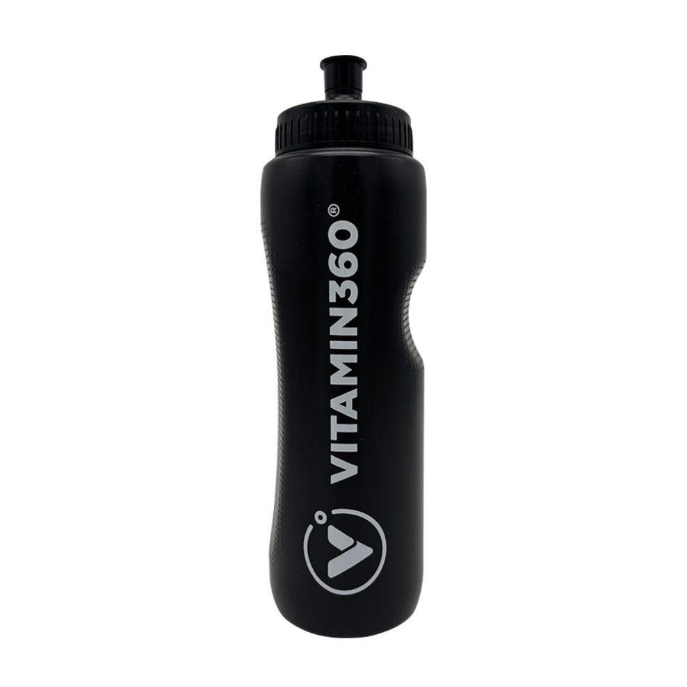 Kulacs, Vitamin360 Water Bottle - Black, 1000 ml