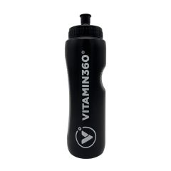 Kulacs, Vitamin360 Water Bottle - Black, 1000 ml