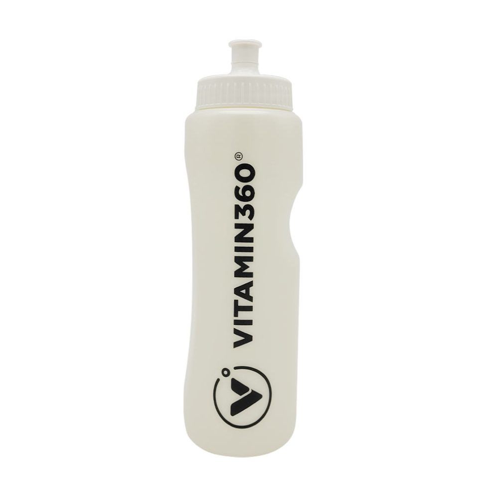 Kulacs, Vitamin360 Water Bottle - White, 1000 ml